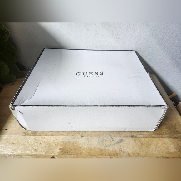 Guess Dark Denim Blue Fabric Nidia 2 Knee High Boots Size 10M - Picture 10 of 10